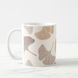 Mug Ginkgo biloba : design transparent sec.