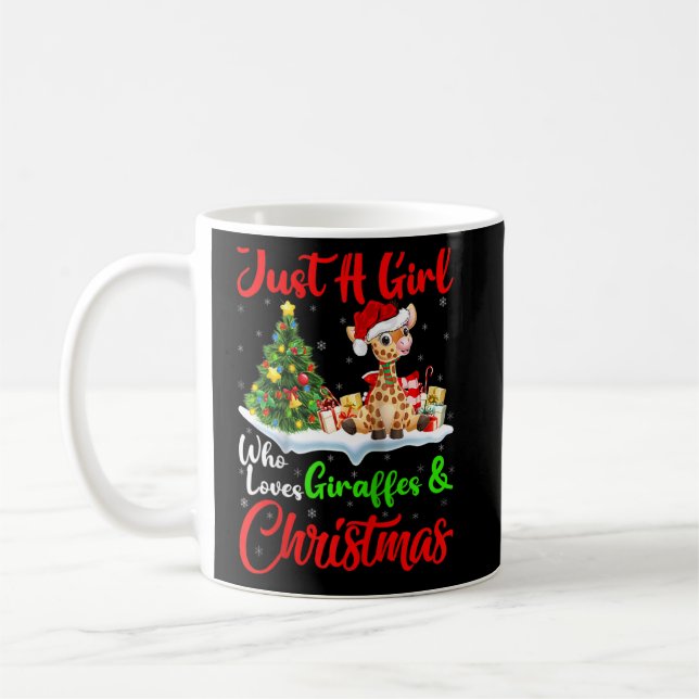 Mug Girafe Juste Une Fille Qui Aime Les Girafes Et Le  (Gauche)