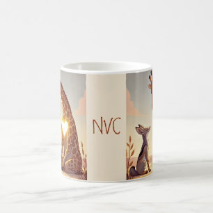 Mug Giraffe et Jackal NVC - Communication non violente