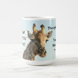 Mug, giraffe, "I'm Ready For My Close-Up" Coffee M Coffee Mug