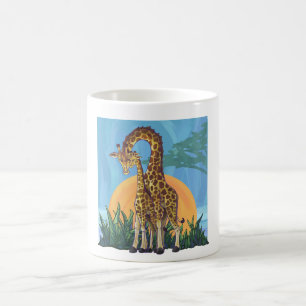 Mug Giraffe maman et bébé