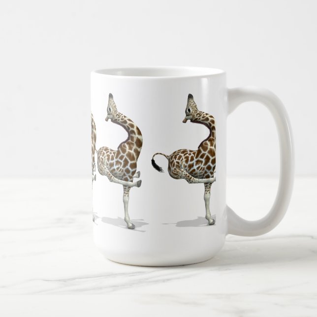 Mug Giraffe sportive bizarre (Droite)
