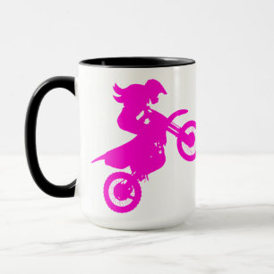 Mug Girl Dirt Bike