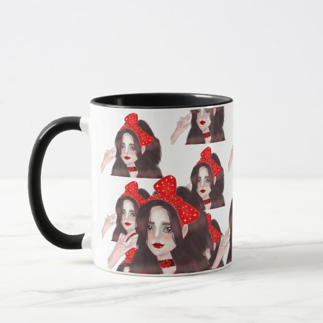 Mug  Girl Drawing (Gauche)