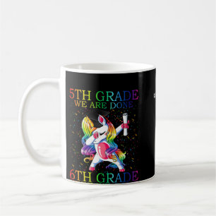 Mug Girls 5e grade Graduation Magique Unicorn Cadeau