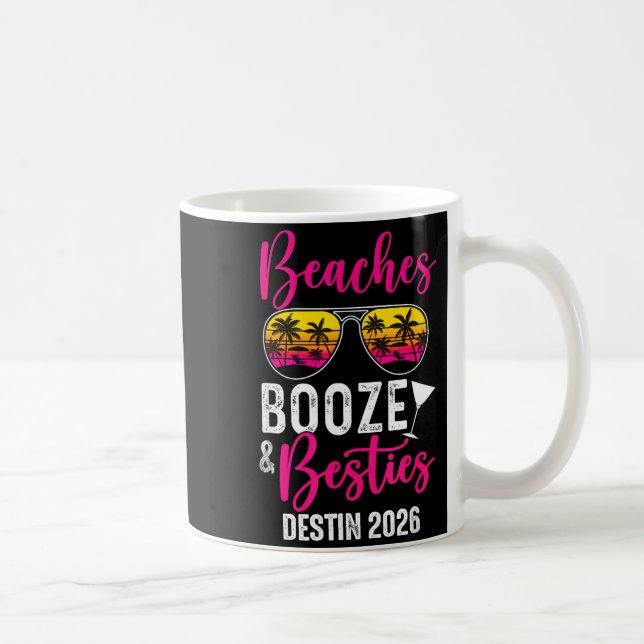 Mug Girls Weekend Trip Destin 2026 Beaches Booze Ies  (Droite)