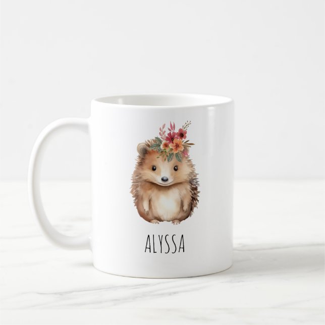 Mug Girly Hedgehog (Gauche)