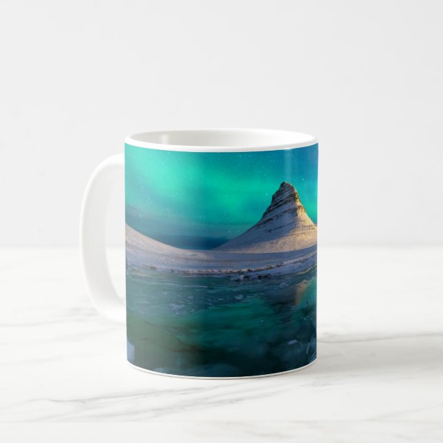 Mug Glace et neige | Kirkjufell Mountain, Islande (Devant gauche)