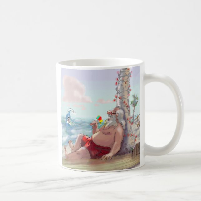 Mug glace père Noël de rasage (Droite)