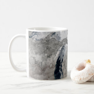 Mug Glace Sur Les Grands Lacs, États-Unis.