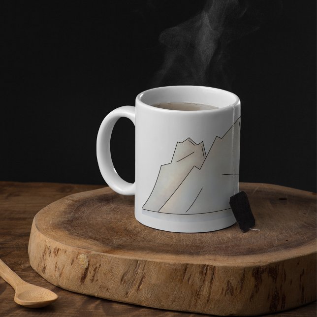 Mug Glacier Arctique Minimal (Créateur téléchargé)