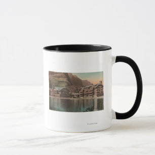 Mug Glacier, la TA - vue des nombreux hôtel de glacie