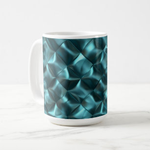 Mug Glam Abstrait bleu turquoise
