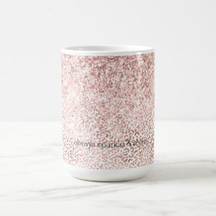 Mug Glam Pink Glitzy Parties scintillant inspiration E