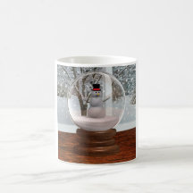 Globe de neige de bonhomme de neige
