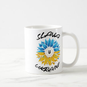 Mug Gloire à l'Ukraine Fleur de tournesol ukrainienne