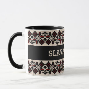 Mug Gloire à l'Ukraine, l'art populaire traditionnel v