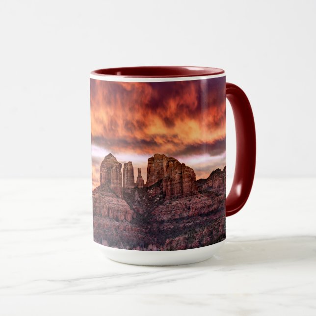 Mug Gloire du matin rose (Devant droit)