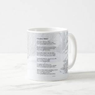 Mug Glorieux Poème saisonnier de neige