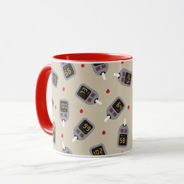 Mug Glukomètre (Devant gauche)