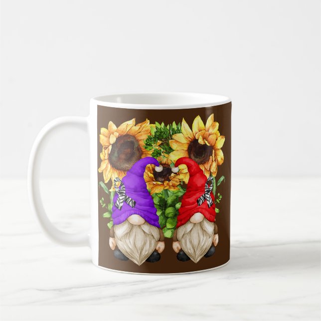Mug Gnome De Tournesol Mignonne Pour Ramsay Hunt Rare  (Gauche)