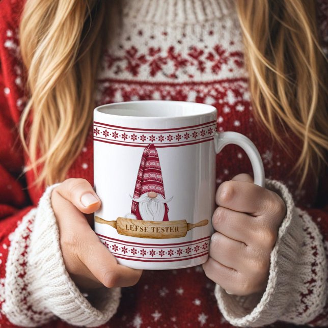Mug Gnome nordique | Tester à gauche (Créateur téléchargé)