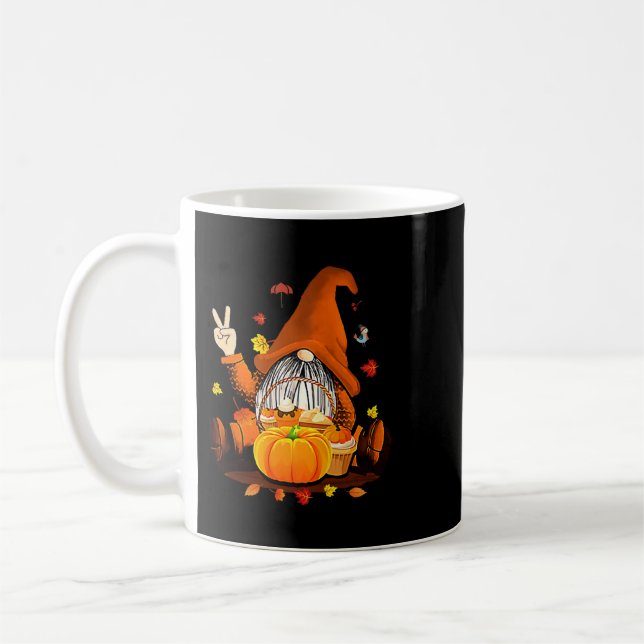 Mug Gnomes automne automne mignon Halloween Thanksgivi (Gauche)