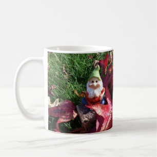 Mug Gnomes de jardin dans le triage Automne Rouge Feui