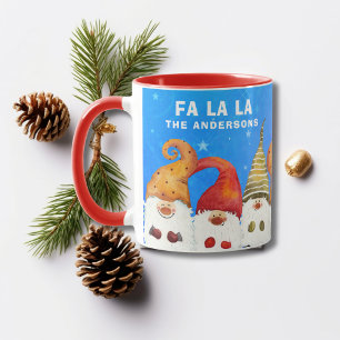 Mug Gnomes de Noël Fa La La