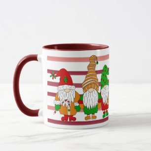 Mug Gnomes de Noël festifs mignons