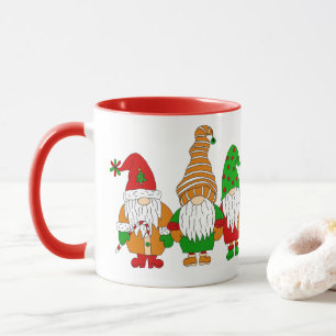 Mug Gnomes de Noël festifs mignons
