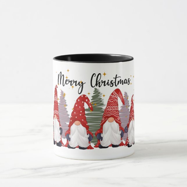 Mug Gnomes de Noël joyeux (Centre)