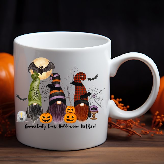Mug Gnomes d'Halloween | T-shirt Gnome drôle (Créateur téléchargé)