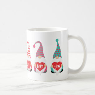 Mug Gnomes I Love You mignon Fun Valentine's Day