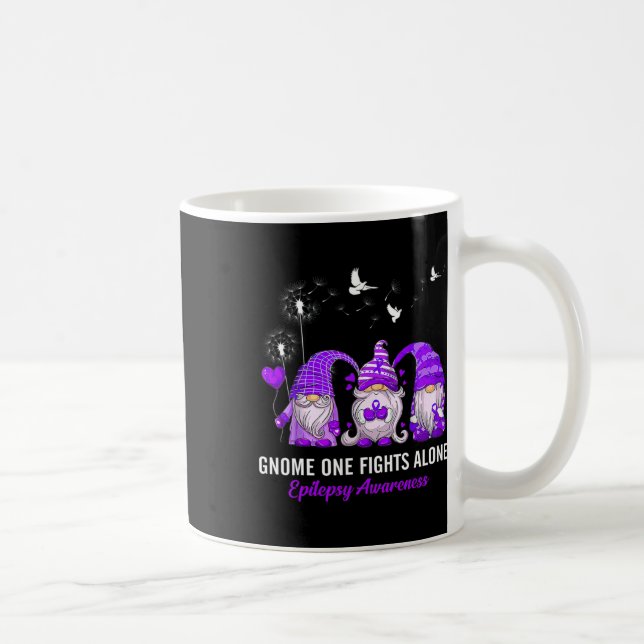 Mug Gnomes One Fights Epilepsy Awareness Alone  (Droite)