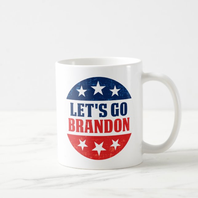 Mug Go Brandon drôle anti Biden pro trump 2024 (Droite)