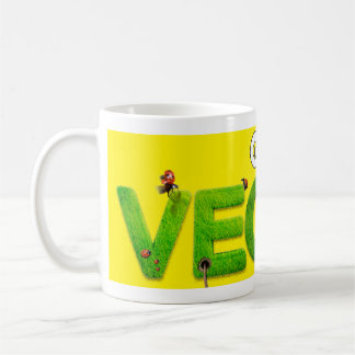Mug Go Vegan Lumineux Jaune et Vert