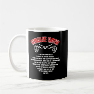 Mug Goalie Oath Ice Hockey Goalie Prayer Gift Classi
