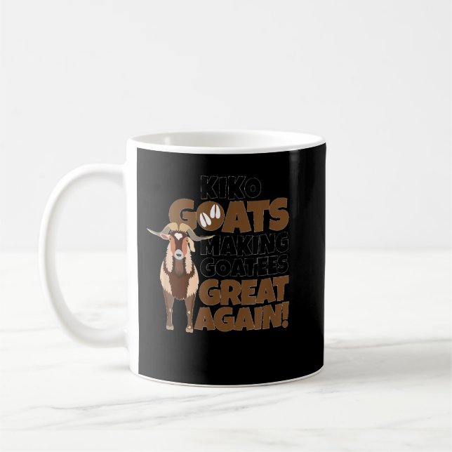 Mug Goat Lovers Apparel Meme Pet Animal Pun Funny Kiko (Gauche)
