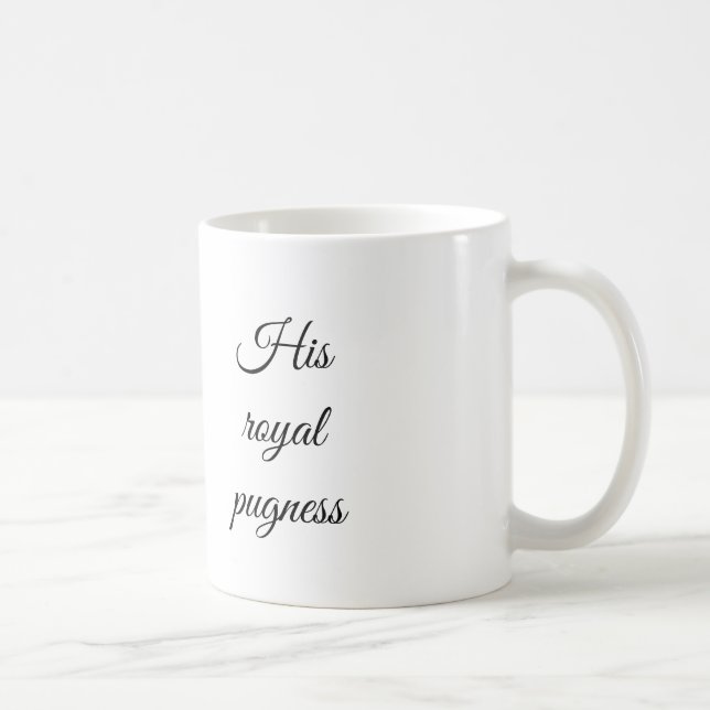 Mug Gobelet avec Mops (Droite)