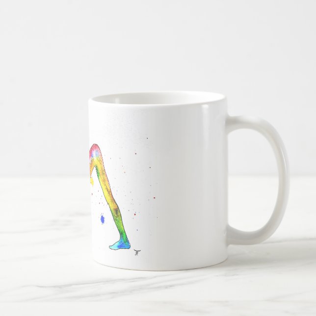Mug Gobelet de yoga aquarel (Droite)