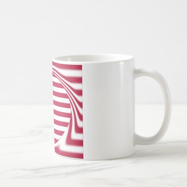 Mug God Bless Our Home : USA Flag Swirl Art (Droite)
