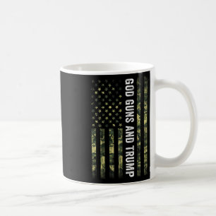 Mug God Guns Et Trump 2e Amendement Drapeau Américain