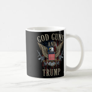 Mug God Guns Et Trump 2e Amendement Drapeau Ar15