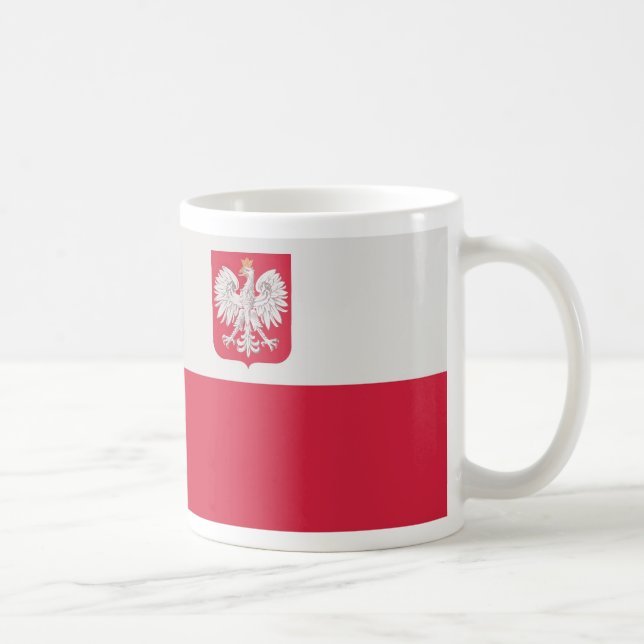 Mug Godłem de Flaga Polski z - drapeau de la Pologne (Droite)
