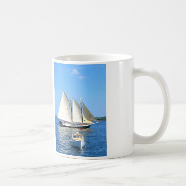 Mug goélette et canot à homard (Droite)