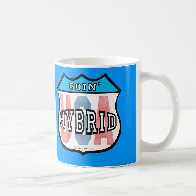 Mug Goin Hybrid Patriotic Car Logo Art (Droite)