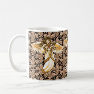 Mug Gold Christian Angel