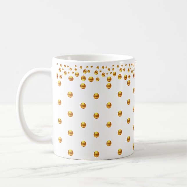 Mug Gold Dot Confetti (Gauche)