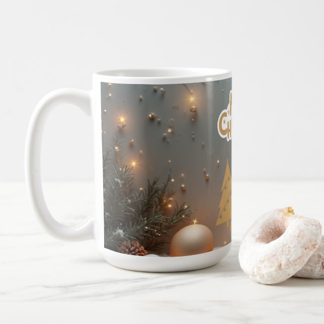 Mug Gold treess (Avec donut)